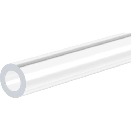 Uxcell Acrylic Pipe Rigid Round Tube Clear 6mm ID 10mm OD 305mm for Lamps and Lanterns Water Cooling System 2 Pcs