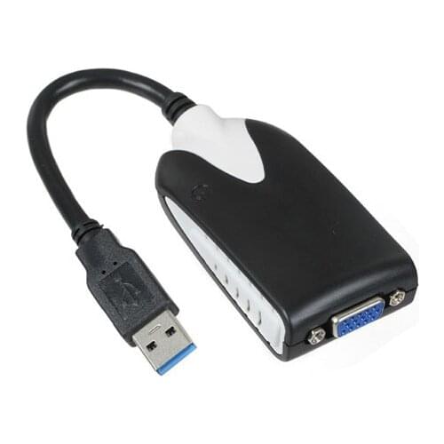 NEW USB 3.0 to VGA External Video Card Multi Monitor Adapter for PC Laptop USB to VGA External Graphics Card