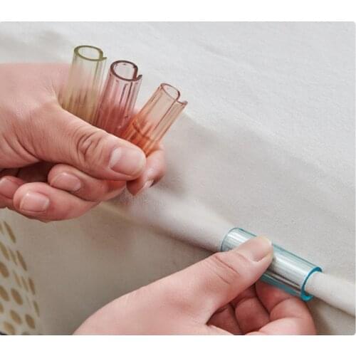 12 Pcs/lot Bed Sheet Clip Mattress Grippers Fasteners Clothes Pegs Coverlet Holder Slip-Resistant Fixing Clip Holders Clamps