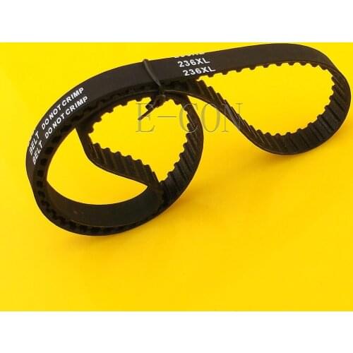 10pcs 236XL Timing Belt L039 118Teeth Width 0.39inch(10mm) XL Positive Drive Pulley for CNC Stepper Motor and Engraving Machine