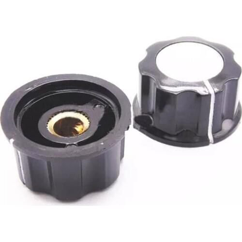 10pcs/lot MF-A01 bakelite potentiometer potentiometer knob cap diameter 19.5MM with RV16 hole 6MM