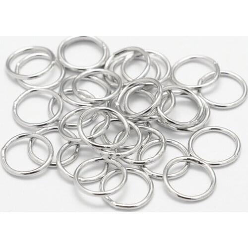 1000pcs Environmental Soldered Brass Close Jump Rings for Jewelry Making Cadmium Free & Nickel Free & Lead Free 6/7/10mm