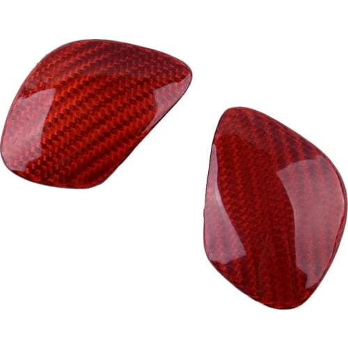 2Pcs/Set Red Shift Knob Badge Emblem fit for Volkswagen VW Golf Tiguan CC Lamando Bora T-ROC Tharu Touran Cross Lavida