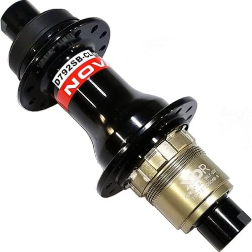 4 in 1 Novatec D792SB-CL Road/MTB XC AM Center Lock Disc Rear Hub J-bend 24H 28H 32H QR 10 12 x 135mm / 12 x 142mm XDR 12 speed