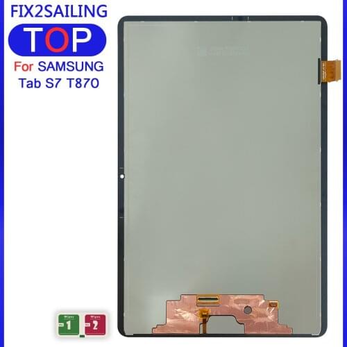 AAA+ 11.0" For Samsung Galaxy Tab S7 LCD Display Touch Screen Digitizer Panel Assembly For Samsung Tab S7 SM-T870 T875 T876B Lcd