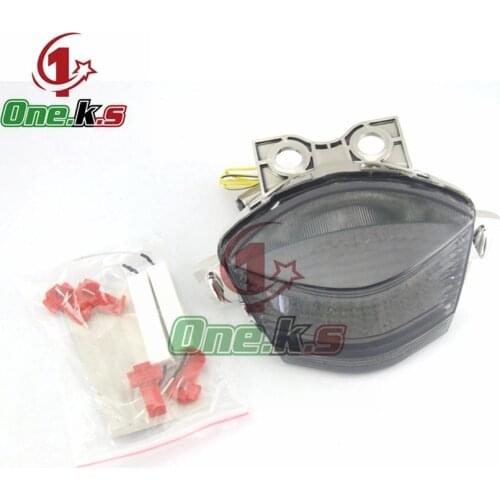 Motorcycle accessories For KAWASNKI ER6 NINJA 650R LED rear Tail Light integrated turn signal function Brake light