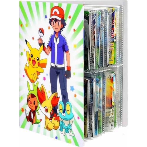 240pcs Album Pokemon Cards Binder Book Game Trainer Card Map Loaded List Holder VMAX GX Collectors Folder Children Toys Gift