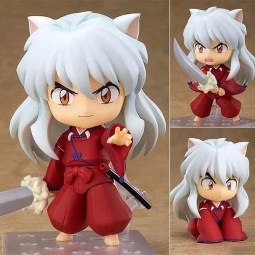 10CM Inuyasha Iron Broken Tooth Anime Figure PVC Action Figure Replaceable accessorie Model Toy Birthday Gift Movie Collection