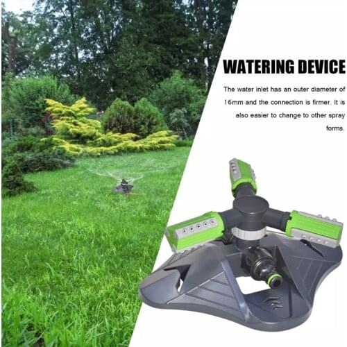 Automatic Watering Sprinkler 360-Degree Rotation Multi-Hole Sprinkler Garden Irrigation Watering Device