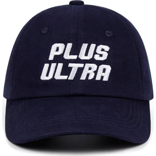 Plus ultra dad hat 100% Cotton baseball cap embroidery Women Men Man Snapback Black Shield Hats Navy Blue caps