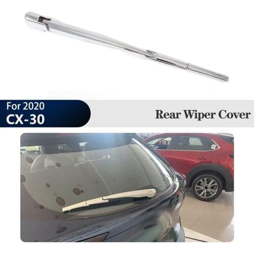 For Mazda Cx30 Cx-30 Cx 30 2019 2020 Rear Wiper Cover Rear Window Wiper Cover Exterior Modification ABS Chrome