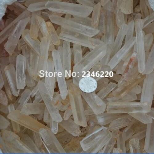 1000g (2.2LB) NATURAL SMALL CLEAR QUARTZ CRYSTAL POINTS ROUGH ORIGINAL