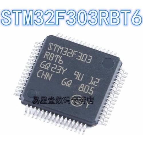 1PCS 100% new original authentic STM32F303RBT6 QFP-64 32F303RBT6 QFP64 32-bit microcontroller chip
