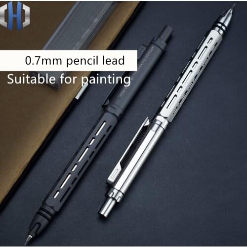 Presale Titanium Alloy Automatic Pencil Student Continuous Lead 0.5 Low Center Of Gravity Correction Grip 0.7 Drawing EDC
