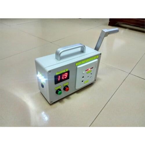 Manual Electrical Generator Mobile Phone Charging Tourism Wild Life-Saving