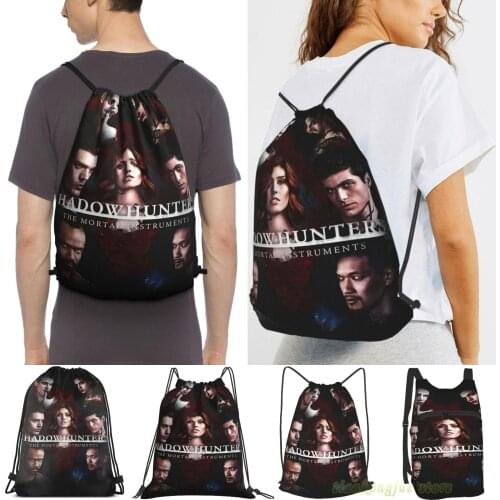 Shadowhunters - Poster #1 Men Outdoor Travel Gym Bag Waterproof Drawstring Backpack Women Fitness Swimming Bag