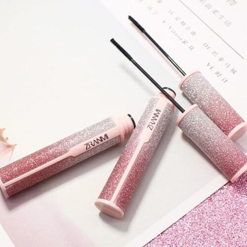 2021 Beauty Mascara 4D Silk Waterproof Small Fibers Starry Brush Non-Smudged Sky Head Thick Long Curly Make Up Mascara Cosmetic