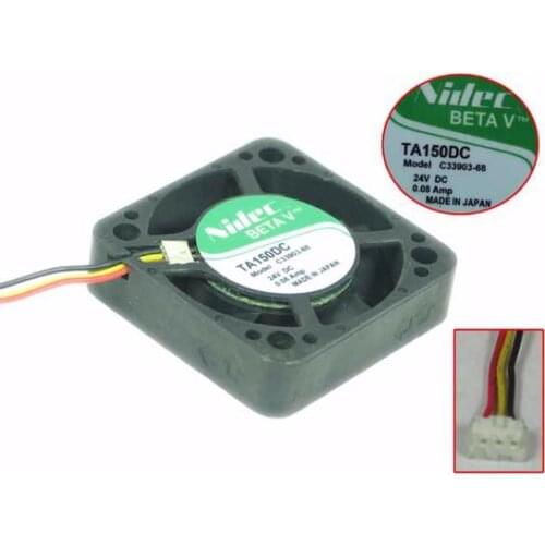 Nidec C33903-68 Server Cooling Fan DC 24V 0.08A 40x40x10mm 3-wire