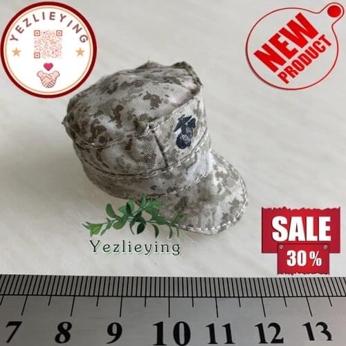 1 6 Scale Action Figure Accessory DML Veyron Modern US Army USMC SEAL Marine Corps Cap Camouflage Hat Model F12" HeadSculpt Body