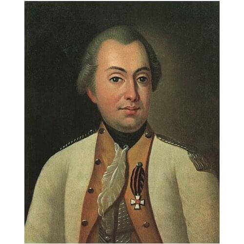 100% Handpainted oil painting- Field Marshal Kutuzov Portrait of russian general M.I. Kutuzov oil painting on canvas