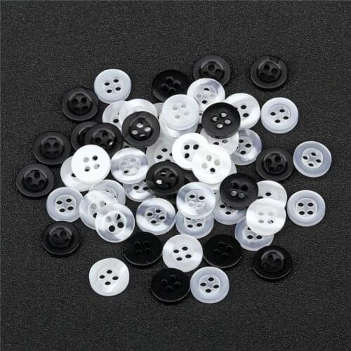 1000 Pieces Round Resin Mini Tiny Buttons Sewing Tools Decorative Button Scrapbooking Garment DIY Apparel Accessories