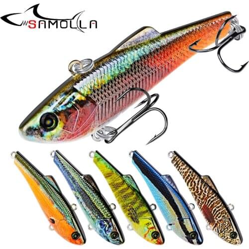 2020 Bass Fishing Lure 7cm Vib Hard Bait Weights 7g Tackle Saltwater Lures Trolling Articulos De Pesca Isca Artificial Fake Fish