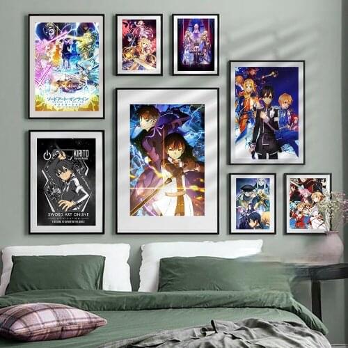5D DIY Diamond Painting Anime Sword Art Online Poster Diamond Embroidery Diamond Mosaic Cross Stitch Picture of Rhinestone
