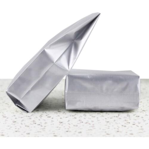 Free Ship DHL 5*12+2 1500pcs/lot Open Top Stand Up aluminum foil With Clear Window For Party Food Gift Packing Bellows Pocket