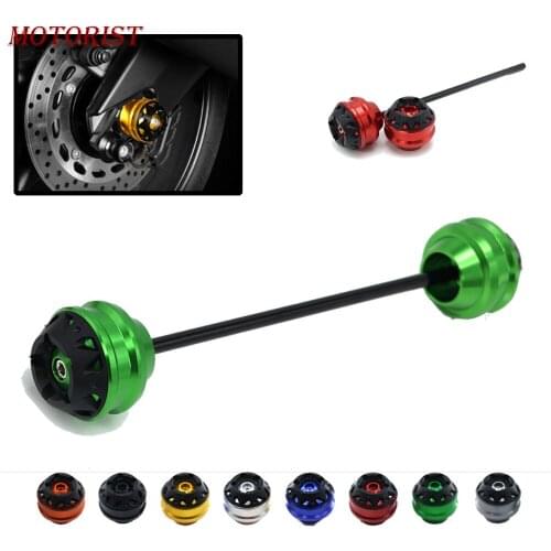 Free delivery for KAWASAKI ER6N 2012-2015 CNC Modified Motorcycle Front and rear wheels drop ball / shock absorber