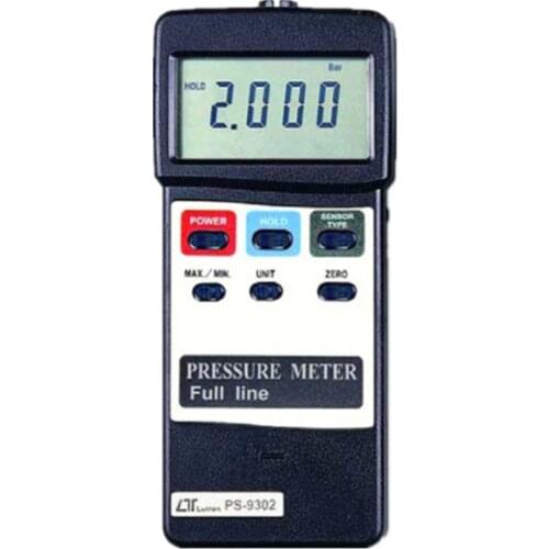 Digital PS-9302 LUTRON Pressure Meter Manometer Piezometer piesimeter Tester