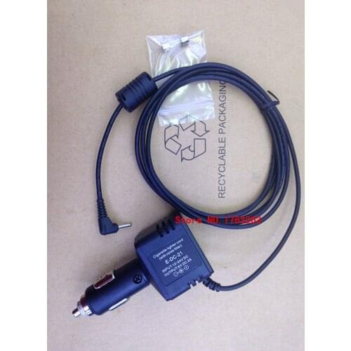 E-DC-21 car charger eliminator for Yaesu Vertex Standard VX1R,2R,3R,VX1E,2E,3E walkie talkie cigarette lighter cord