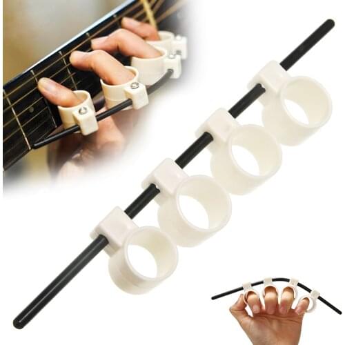 1pcs Electric Acoustic Guitar Finger Expansion Sleeve Finger Force Ukulele Piano Span Practice For Guitar Beginner