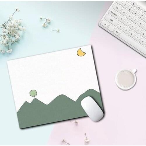 Gaming Writing Desk Mats Cute Mouse Pad Kawaii Desk Pad Kawaii Mouse Pad Gamer Round Square Deskpad for Office Home PC Computer