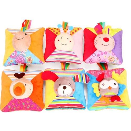 Buckle Toy Embroidery Design Anti-fade Plush Baby Buckle Color Matching Educational toys Games Kids Montessori Toys for Children