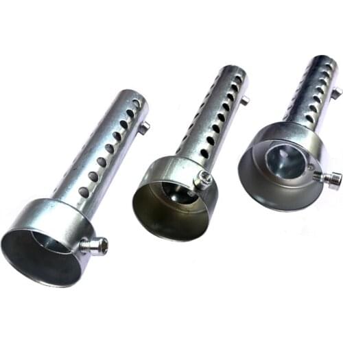 JEAZEA 1 Pc Motorcycle 42/45/48mm 140mm Adjustable Exhaust Can Muffler Insert Baffle DB Killer Silencer Noise Eliminator Off