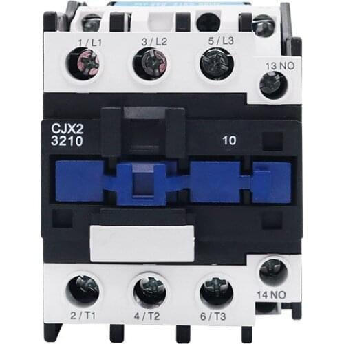 AC Contactor 50A 3 Phase 380V 220V 110V 36V 24V 50/60Hz Din Rail Mounted AC Contactor CJX2-5011 LC1 AC Contactors
