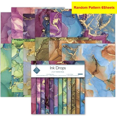 Lychee Life 12Sheets Flower Decorative Scrapbooking Pads Paper Origami Art Background Paper Card Making DIY Paper Crafts