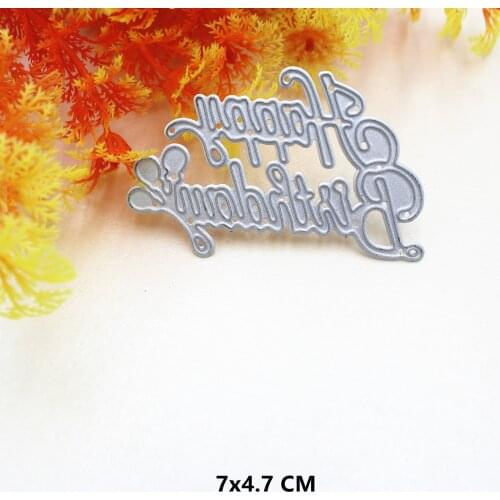 2021 Word Metal Cutting Dies DIY Scrapbooking Paper Photo Album Crafts Knife Mould Cards Embossing Mold Stencils for Decor