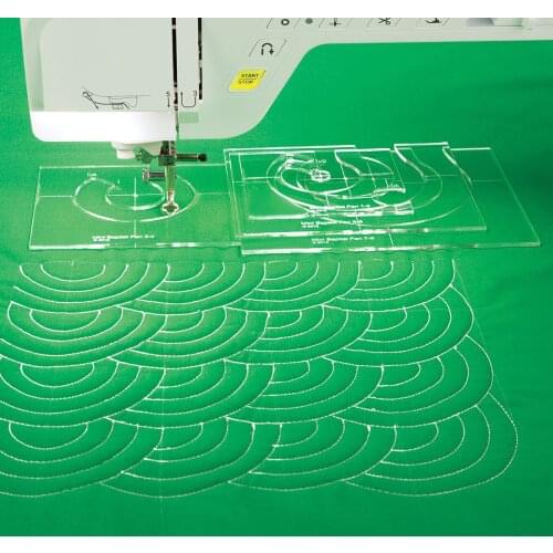 Ruler Template Expansion Pack for sewing machine 1set= 4pcs # MBF-04