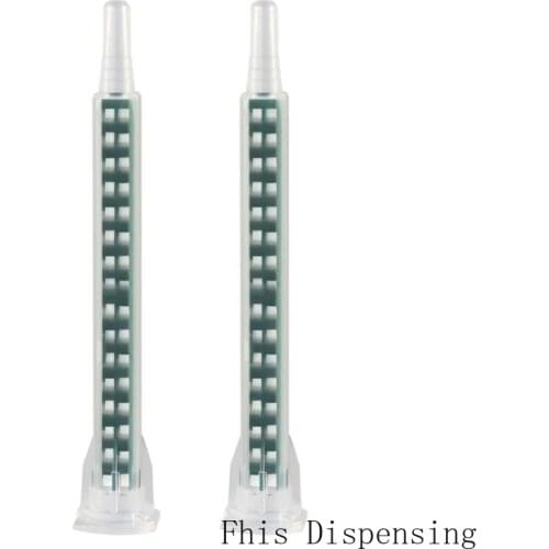 New Resin Static Mixer 5.3-16/F6-16 Mixing Nozzles for Duo Pack Epoxies Bayonet Square Green Core POM Material