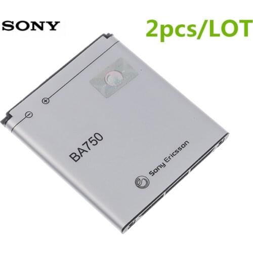 Original High Capacity BA750 Phone Battery For Sony Ericsson Xperia Acro Arc S LT18i X12 LT15i 1460mAh 2Pcs/top