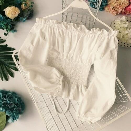 Oumengka Off Shoulder Blouses