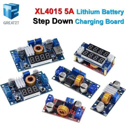 Original 5A DC to DC CC CV Lithium Battery Step down Charging Board Led Power Converter Lithium Charger Step Down Module XL4015