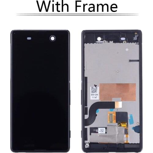 Original 5.0'' LCD For SONY Xperia M5 LCD Touch Screen Frame Digitizer Assembly E5603 E5606 E5653 LCD For SONY Xperia M5 Display