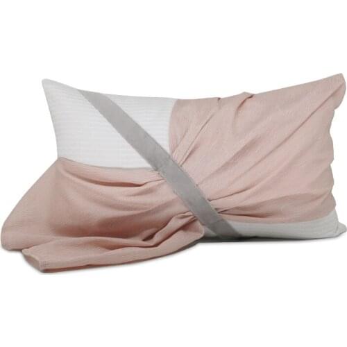 Modern Simple Cushion Cover Pink White Princess Girl Pillow Cover Decorative Cushions For Living Room Sofa Throw Pillowcase