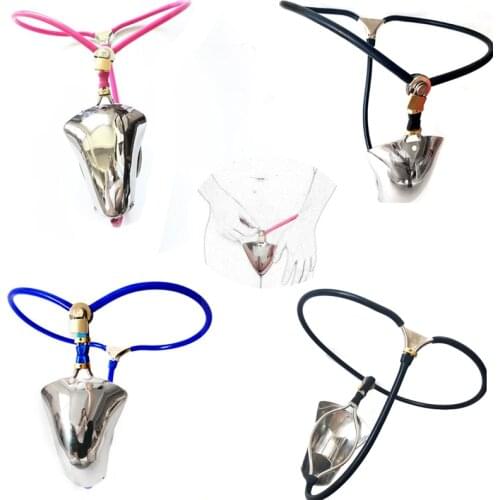 Stealth Male Chastity Belt Stainless Steel Chastity Cages Fully Adjustable Penis Lock Cage Adult Game Penis Restraint Device