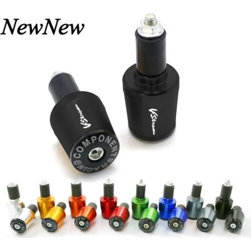 Motorcycle Parts CNC 7/8"22MM Handlebar Grips Handle Bar Cap End Plugs For Suzuki DL650 V-STORM DL 650 VSTORM DL1000 2004-2019