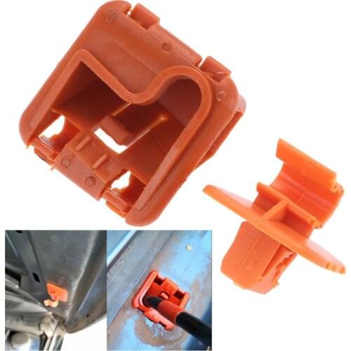 1U0823570A 1set/pack Plastic Car Roomster Hood Bonnet Rod Stay Bracket Buckle Clip For Skoda Fabia Octavia MK2 2004-2012 2013