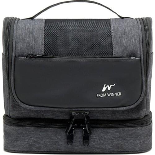 Women Double-deck Large Makeup Bag Travel Waterproof Cute Cosmetics Organizer Toilet Necessaire Toiletry Kit Bath Beauty Case