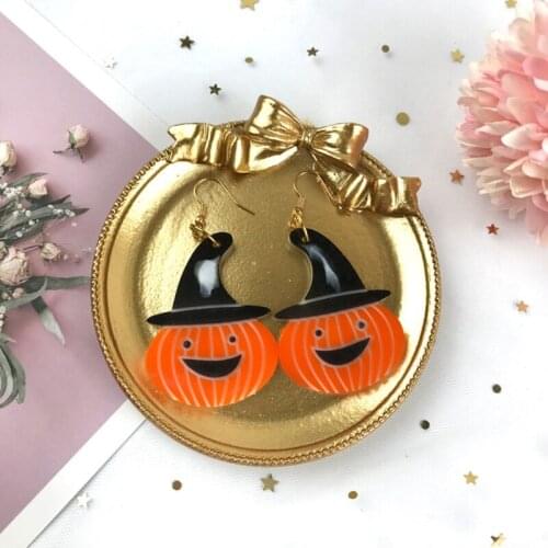 Halloween Earrings Combination Resin Keychain Mold Halloween Silicone Mold Home Decoration Mold Suitable for Women